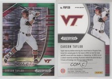 2020 Panini Prizm Draft Picks Green Pulsar Prizm Carson Taylor #PDP130