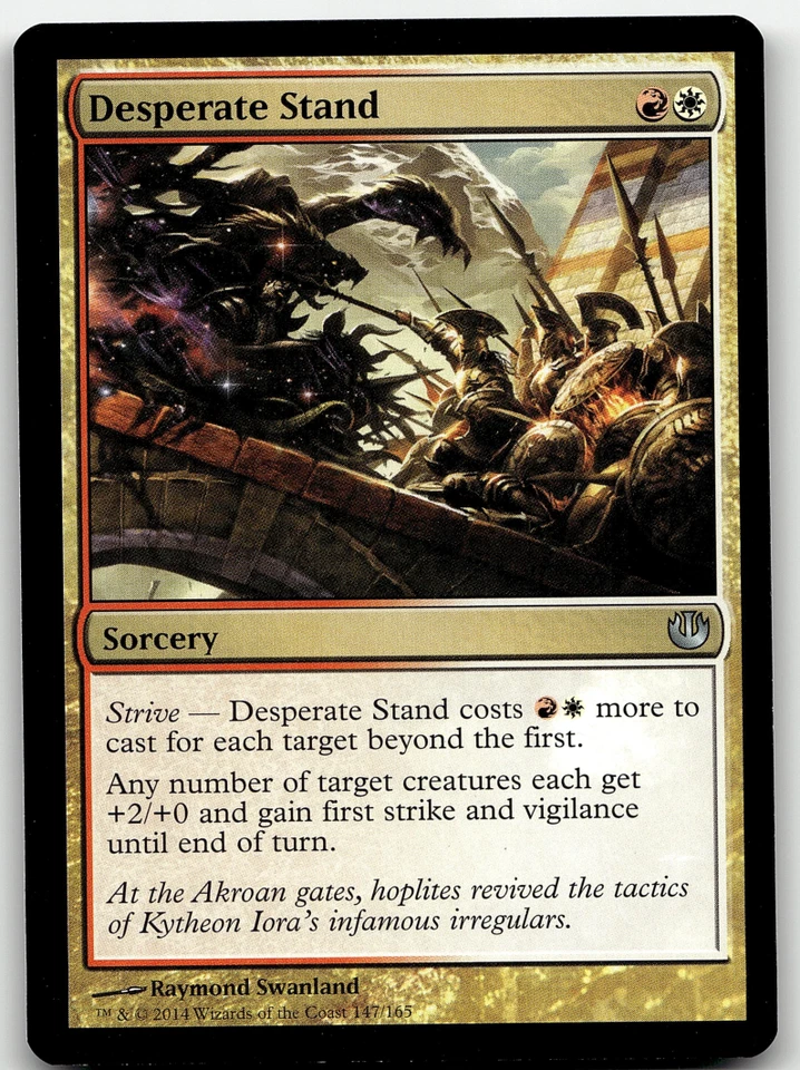 MTG Desperate Stand Journey into Nyx 147/165 Regular Uncommon - Image 1 of 1