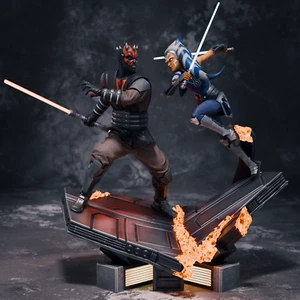 Ahsoka Tano vs Darth Maul  (1) Unpainted 1/12 resin model kit and base ca3d - Picture 1 of 10
