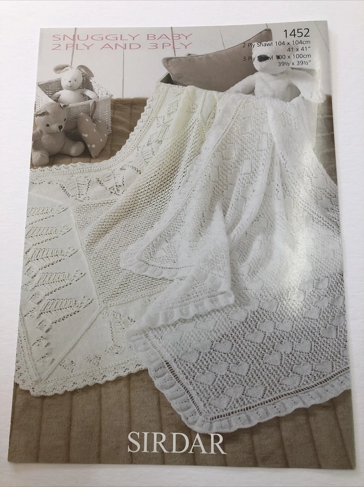 Sirdar Snuggly 2ply And 3ply Shawl Pattern 1452  - Image 1 of 1