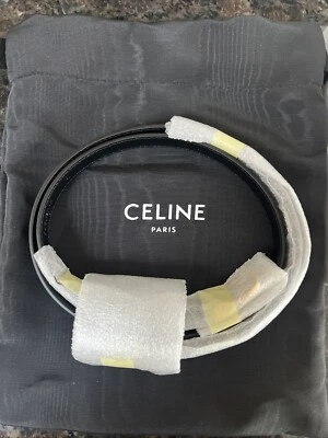 CINTURÓN CELINE ELEGANTE 10 UNIFORMES HERRAJES DORADOS TALLA 75 Pequeño Nuevo Foto 1 de 4