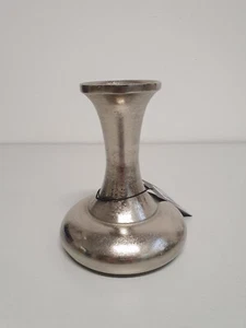 Kleine Blumenvase Vase Alu Nickel Colmore 13x13x16 cm - Bild 1 von 3