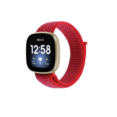 Pulseira esportiva de náilon com alça ajustável para Fitbit Versa 3 /Sense - Imagem 1 de 4
