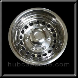 1-Rear Mercedes Sprinter Hubcap Wheel Simulator 2012-2022 Dually 16" 18 hole - Picture 1 of 3
