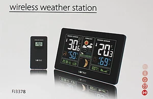 Estación meteorológica Vonivi con sensor exterior radio adaptador UE (8ME5N) - Imagen 1 de 2