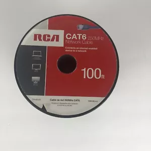 New RCA 100 Feet Cat 6 Network Cable 250MHz (TPH634R) - Picture 1 of 6