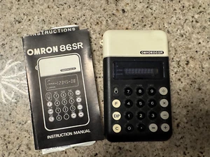 Omron 86SR Taschenrechner mit Anleitung GETESTET FUNKTIONIERT!!! - Bild 1 von 2