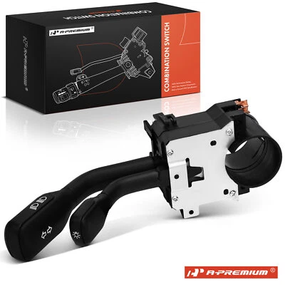 Interruptor de señal de giro de faros A-Premium negro para Audi Cabriolet 1994 443953513L Foto 1 de 4