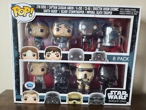 Funko Pop! Star Wars Rogue One 8 Pack Disney Store Exclusive LE 3000 Damaged Box - Picture 1 of 12