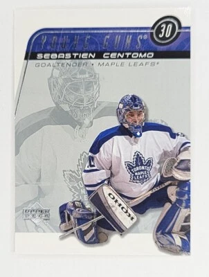 2002-03 UPPER DECK #223 SEBASTIEN CENTOMO YOUNG GUNS RC TORONTO MAPLE LEAFS - Image 1 of 2