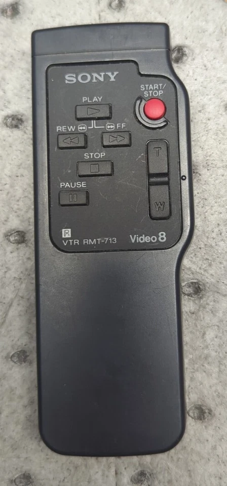 Sony Video 8  VTR-713  REMOTE CONTROL RMT-713 VTR Video 8 CCDRT98, CCDTR11 - Image 1 of 1