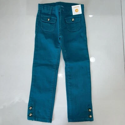 New Gymboree Ready Dress Go Teal Pants Jeans 5T 5 Girls - Image 1 of 2