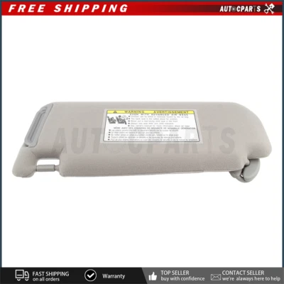 Parasol interior del lado del pasajero gris para Toyota Camry 2012-2017 74310-33F80-B0 Foto 1 de 4