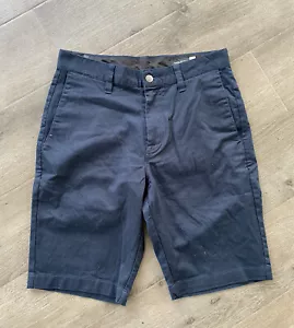 Volcom Big Boys' Navy Blue Vmonty Shorts-Size 28 - Picture 1 of 5