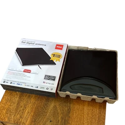 Antena RCA interior plana HDTV multidireccional 30 millas compatible con 1080 Voxx 2015  Foto 1 de 4