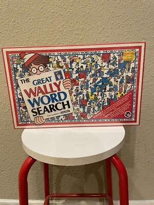 ¿Dónde está Waldo? The Great Wally Word Search Juego de Mesa 1991 TOTALMENTE NUEVO y SELLADO Foto 1 de 4