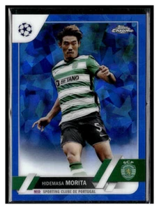 2022-23 Topps Chrome Sapphire Edition UEFA #152 Hidemasa Morita Sporting Clube - Picture 1 of 2