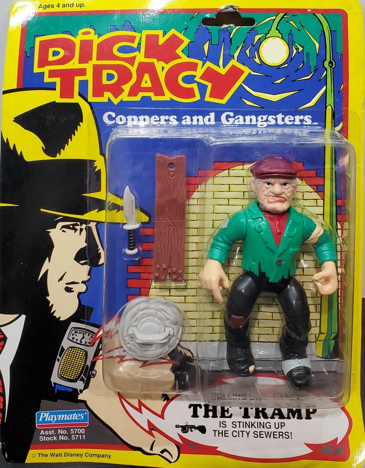 Dick Tracy Steve The Tramp Figure 1990 Playmates 5711