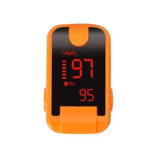 Portable Finger Pulse Oximeter for Blood Oxygen and Heart Rate Monitoring - Picture 1 of 11