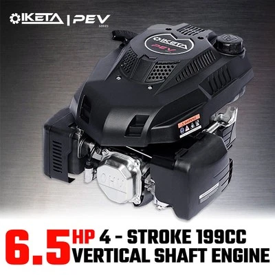 6.5HP Vertical Shaft Engine Lawn Mower Petrol Motor 4 Stroke OHV Ride On Mower - image 1 of 4