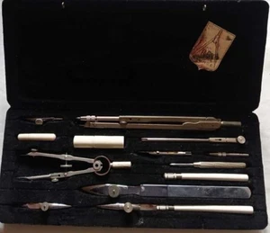 Boite de compas REX 13 pièces | Bon état - Bild 1 von 3