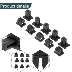 10 x pince de fixation noire clip de fixation A12499007921 pour Mercedes CLK CLS - Picture 1 of 12