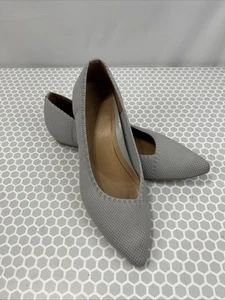 Vionic Dahlia Knitted Ballet Flats Slip-On Light Grey Women’s Size 9 - Picture 1 of 11