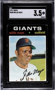 1971 TOPPS #600 -WILLIE MAYS HOF -SAN FRANCISCO GIANTS SGC 3.5 VG+ "SAY HEY" - Bild 1 von 2