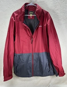 CABELA'S Men's Sz 2XL Rain Swept 4MostRepel Jacket Wind Breaker Full Zip Hood - Picture 1 of 7