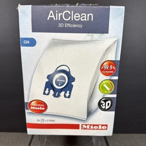 Miele GN Vacuum Bags 3D AirClean 4 HEPA Bags & 2 Filters Per Box - Picture 1 of 16