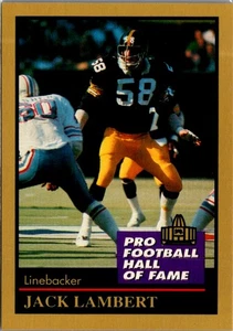 1991 Enor Pro Football HOF #79 Jack Lambert - Picture 1 of 2