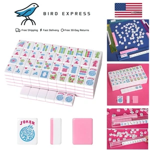 American Mahjong Tile Set, 166 Pink Tiles, 1.2in High Quality, Tiles Only - Picture 1 of 11