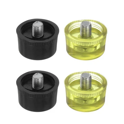 2 Set Mallet Hammer Replacement Heads 1.8" Dia for Wood Flooring Installation Foto 1 de 4