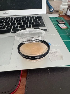 CANON 52MM CCA4 COLOUR CORRECTION WARMING UV FILTER - Image 1 of 4