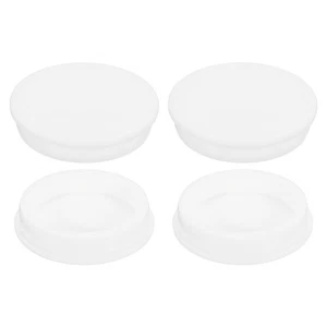 4 Piezas Tapones de Agujero de Silicona 71.3mm, Blanco Alta Temperatura Tipo T Tapones de Goma - Imagen 1 de 7