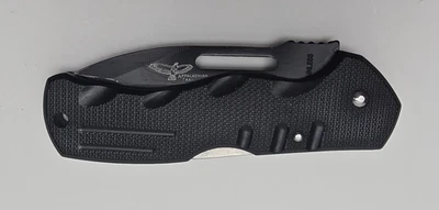 APPALACHAIN TRAIL POCKET KNIFE One Lockback STAINLESS STEEL BLADE Black Handle  - Image 1 of 4