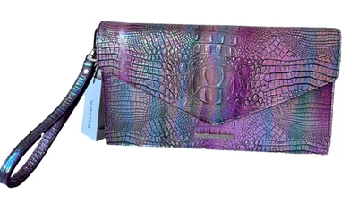 NWT $215 BRAHMIN KAIA CLUTCH MEGICAL MINI MELBOURNE GENUINE LEATHER - Image 1 of 4