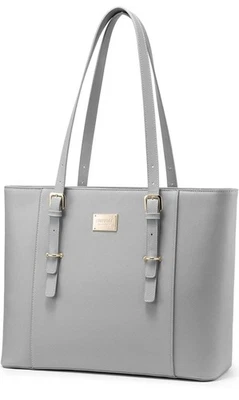 LOVEVOOK Bolso para Laptop para Mujer 15.6 Pulgadas Bolso Trabajo Profesional Cuero Computadora Foto 1 de 4