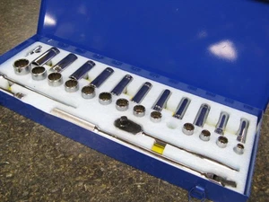Williams USA WSS-30FTB Juego de herramientas de enchufe de 1/2" (1/2"~1-1/8"&3/8"~1-1/4")12pt - Imagen 1 de 7