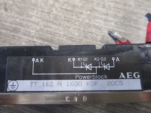 AEG Power Block TT 162 N 1600 K0F 20C5 Used - Picture 1 of 4