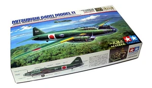 Tamiya Aircraft Model 1/48 MITSUBISHI G4M1 MODEL 11 Yamamoto w/ 17 Figures 61110 - Picture 1 of 1