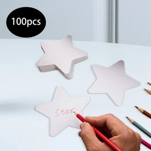 100Pcs White Star Cutouts for Easter Themed Events Birthday Party Favors - Picture 1 of 5