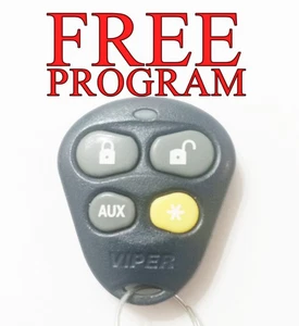 Viper Keyless Remote Entry Fob Transmitter FCC ID: EZSDEI474V RPN 474V Clicker - Picture 1 of 6