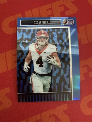Oscar Delp 2025 Leap Pro Set Blue Georgia Bulldogs #124 #’d22/25 - Image 1 of 3