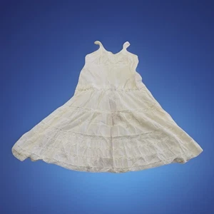 Falda sin Mangas MCM Carol Brent Blanca Talla 32 Falda Interior Formal - Imagen 1 de 8