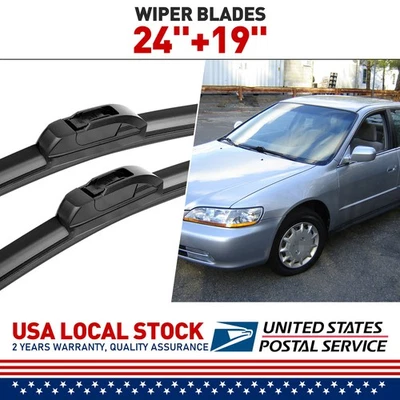 Limpiaparabrisas de 24"+19" apto para Chevrolet Impala 2014-2019, 2 piezas Foto 1 de 4