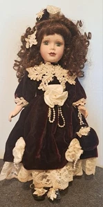 Victorian Collection "Porzellanpuppe von Melissa Jane 17 Zoll - Bild 1 von 6
