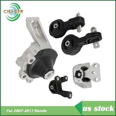 For Honda CR-V 2007 2008-2011 2.4L L4 A4598 Engine Motor & Trans Mount Set 5PCS - Image 1 of 4