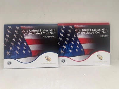 2018 US Mint UNC Coin Set P-D 20 Coins in OGP No Brown Box - Image 1 of 3