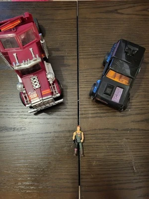 MASK 1985 Rhino Jackhammer Semi Truck Kenner M.A.S.K. Incomplete Parts Lot - Image 1 of 4